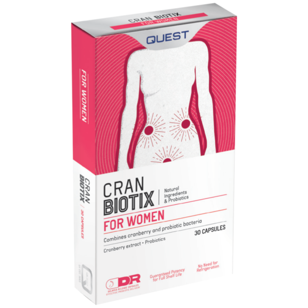 Quest CranBiotix for Women Caps 30's